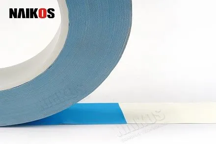 Kaksipuolisia lämpöteippiä on saatavana eri paksuuksina